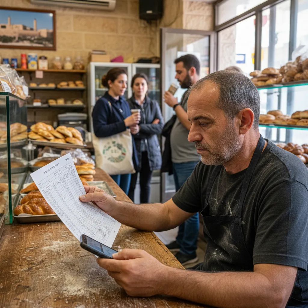 גרף ריבית יורד עם סמל שקל ומפתח — ייצוג של הורדת ריבית ופתיחת הזדמנויות לעסקים